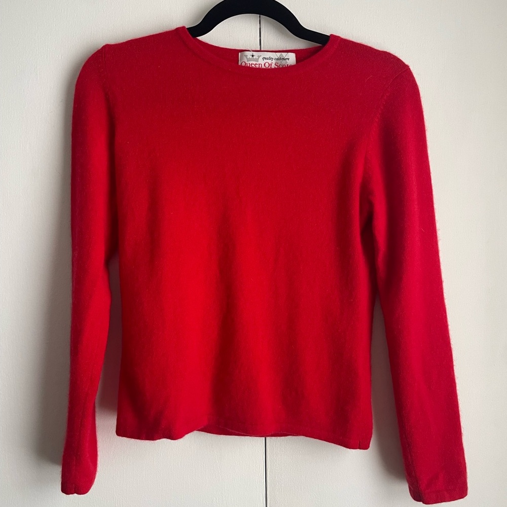 Red Cashmere Sweater